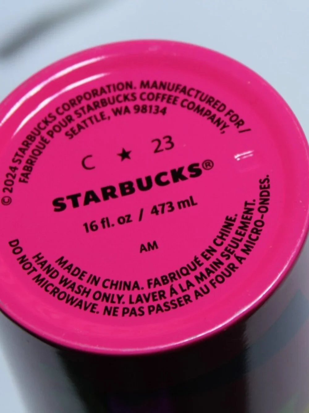 Starbucks 2024 She x This 16 oz Grande BEAUTIFUL Stainless Steel NWT